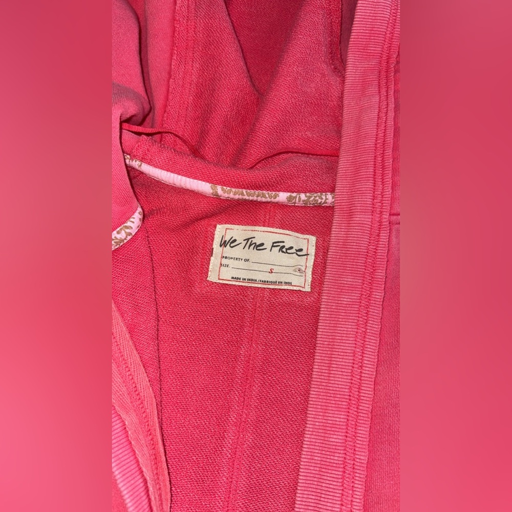 We The Free Pink cardigan Hoodie🩷NWOT 🩷 - Picture 3 of 7